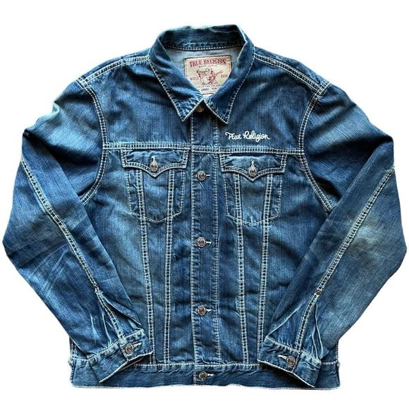 TRUE RELIGION JIMMY JEAN JACKET - Picture 1 of 7